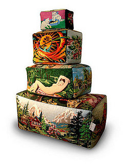 Crave Worthy: Frédérique Morrel Tapestry Poufs