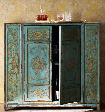 Crave Worthy: Horchow Hand-Painted Cabinet