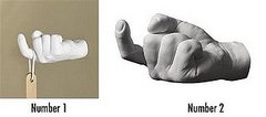 Less or More: Resin-Cast Hand Hook