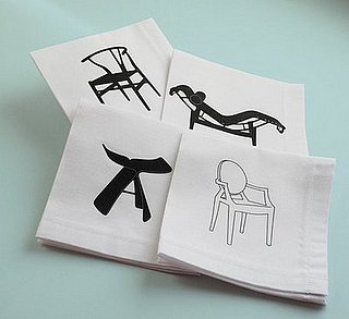 Etsy Find: Designer Chair Cocktail Napkins