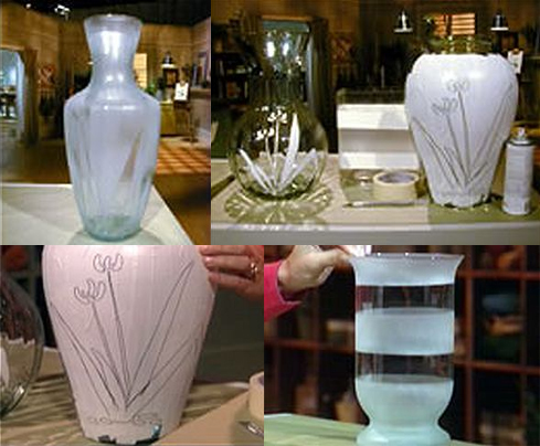 DIY: Etched Glass Vase