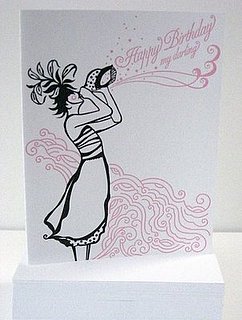 The Card Shop: Letterpress Birthday Card