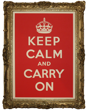 Love It or Hate It? Keep Calm Poster