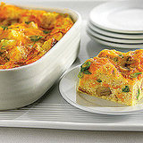 Cheddar and Mushroom Breakfast Squares