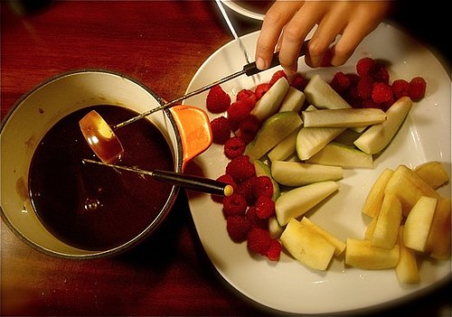 Fondue + You = Skewer . . . Dip . . .Yum