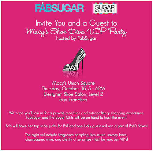 Macy’s Shoe Diva VIP Party Hosted by FabSugar!
