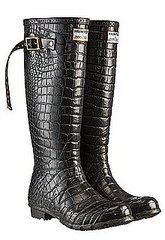 Jimmy Choo For Hunter Croc-Embossed Boots: Love It or Hate It? 