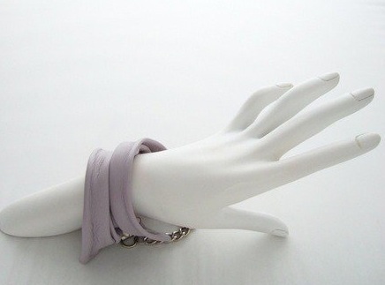 Must Have Bling of the Day: Dawn McKelvie's Sculpted Leather Cuffs