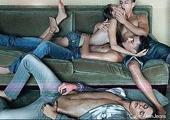 Calvin Klein Gets Censored From Showing Racy Calvin Klein Jeans Commercial in the US Calvin Klein Gets Censored From Showing Racy Calvin Klein Jeans Commercial in the US