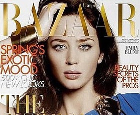 Fab Cover: Emily Blunt for Harper's Bazaar 
