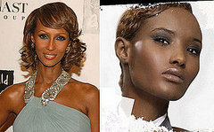 Model Clones: Fatima from America's Next Top Model + Iman 