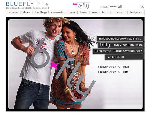 Fab Site: b*fly at Bluefly.com