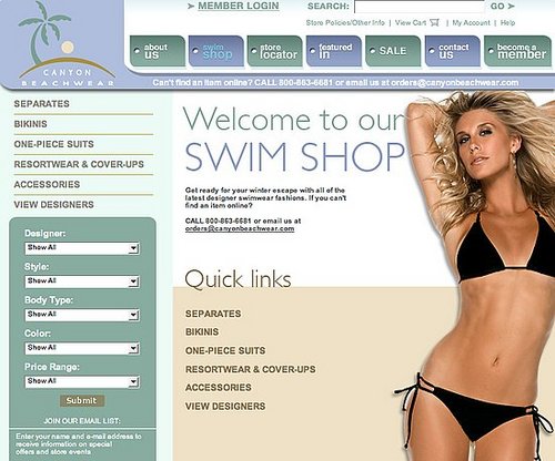 Fab Site: CanyonBeachwear.com 