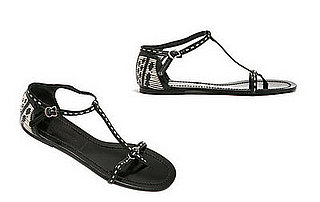 Fabworthy: Sigerson Morrison Weave T-Strap Sandal 
