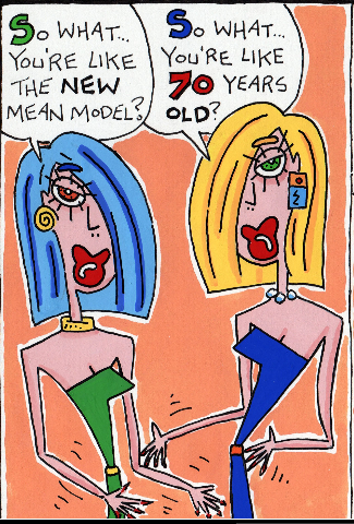 Mean Model Comics