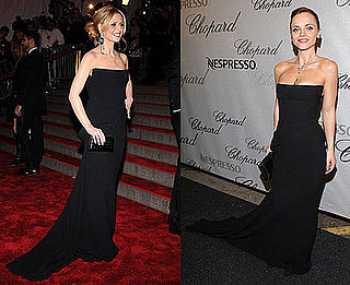 Who Wore It Better? Bottega Veneta Strapless Black Gown 