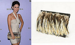 Found! Rachel Bilson's Feathered Clutch 