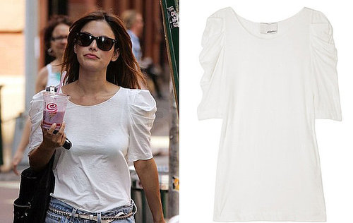 Rachel Bilson wearing Phillip Lim's Ruched Sleeve Top