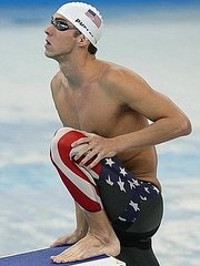 Michael Phelps Stretching and Olympic Inspired Clothing Michael Phelps Stretching and Olympic Inspired Clothing