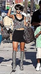 Rihanna Shopping With Chris Brown in LA
