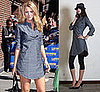 Blake Lively Wears Alpinestars Chambray Shirtdress to The Late Show With David Letterman