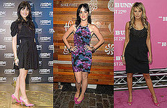 Selma Blair, Katy Perry, and Ashley Tisdale Wearing Pink Shoes