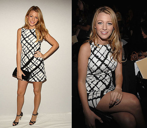 Blake Lively Attends Michael Kors's Spring Runway Show at New York Fashion Week