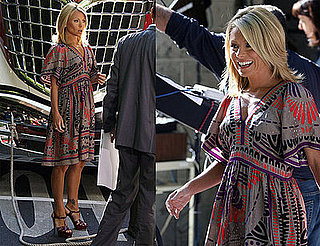 Kelly Ripa and Regis Philbin Film Segment for Guiness World Records Breaker Week