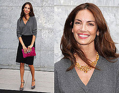 Eugenia Silva Attends Emporio Armani Spring/Summer 2009 Show in Milan