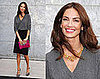 Eugenia Silva Attends Emporio Armani Spring/Summer 2009 Show in Milan