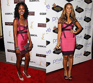Who Wore It Better? Herve Leger Accent Bandage Dress 