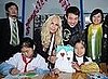 Donatella Versace And Jet Li Visits Earthquake Zone In China