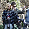 The Look For Less: Kate Moss's Gray and Black Striped Sweater 