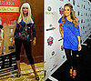Lauren Conrad and Christina Aguilera Wear Black Leggings