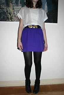 Look of the Day: A Pop of Purple 