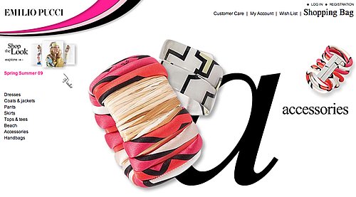 Emilio Pucci Launched E-Commerce Store