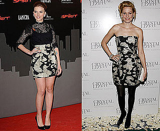 Scarlett Johansson and Elizabeth Banks in Stella McCartney
