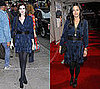 Courteney Cox and Anne Hathaway Both Wear Marc Jacobs' Navy Wrap Dress