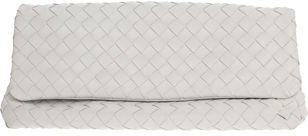 The Bag To Have: Bottega Veneta White Flap Clutch 