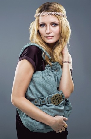 Mischa Barton Shows Her Headband Collection
