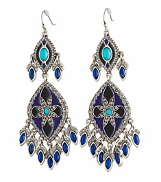 Lee Angel Dangling Enamel Earrings Lee Angel Dangling Enamel Earrings