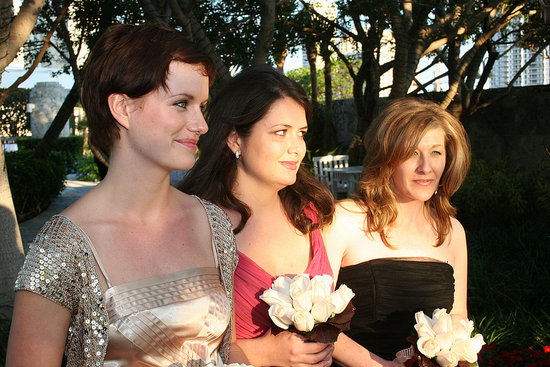 The bridesmaids (my best friends) and sister/moh.