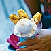 Rum-Macadamia Ice Cream With Grilled Pineapple and Coconut