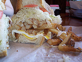 Would You Eat This Fried Egg and Fries Sandwich?