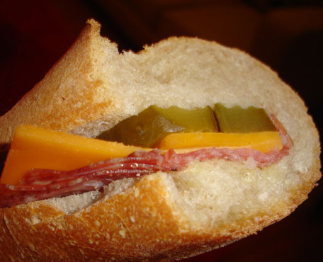 Salami and Pickle Party Sub Salami and Pickle Party Sub