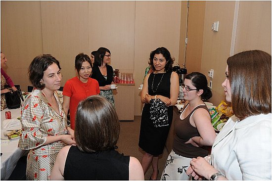 Wedding Bloggers luncheon hosted by Brides.com at the Conde Nast building in NYC!