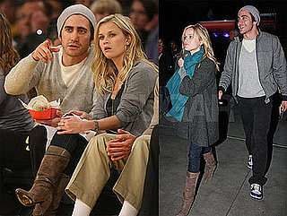 Photos of Reese and Jake At A Lakers Game