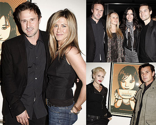 Photos of Jennifer Aniston, Courteney Cox-Arquette, Gwen Stefani, Gavin Rossdale at Feeding America Party in LA