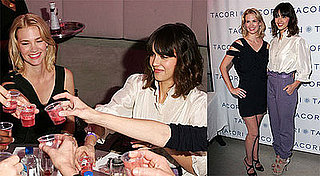 Photos of Jessica Alba and January Jones at Golden Globes Gift Suites