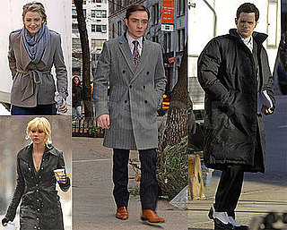 Cast of Gossip Girl on Set